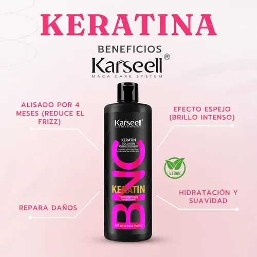 Karseell Keratina Alisador 500ml Collagen Biotin Bnc