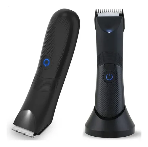 Recortadora Corporal Eléctrica Hombre Luz Led Negro