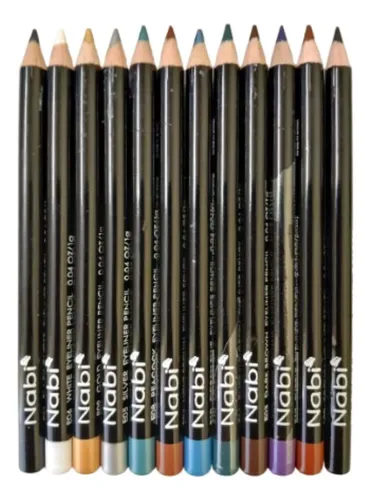 Nabi Set 12 Lápices Delineador Ojos Y Labios Marrón