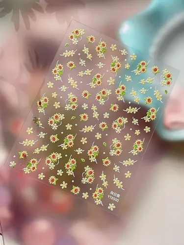 Pegatinas De Uñas Con Forma De Girasol Más Vendidas En Prima