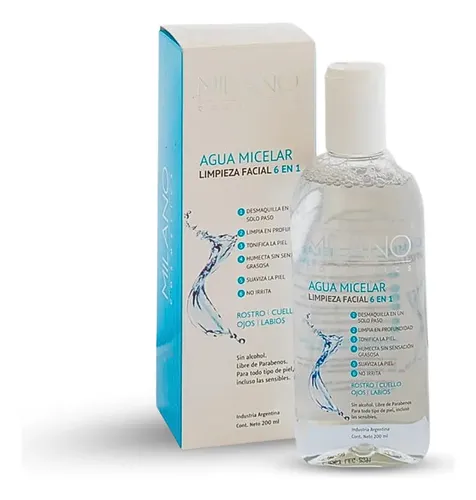 Agua Micelar Milano By Saphirus 6 En 1 Desmaquillante 200mL