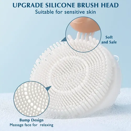 Cepillo De Limpieza Facial Eléctrico 2 En 1 Impermeable