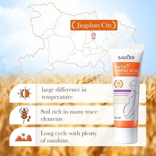 Crema Corporal Suave Reduce Estrías, Mejora Elasticidad