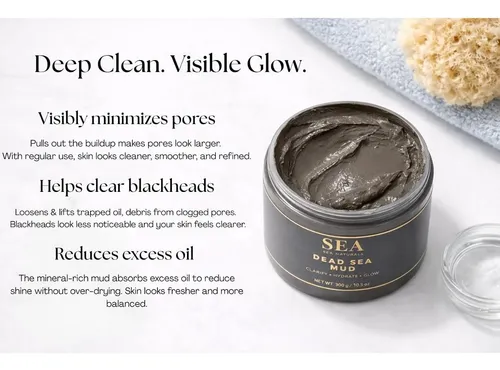 Mascarilla Barro Mar Muerto Dr.mud 13.6 Oz Para Poros
