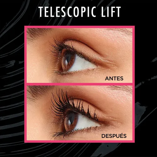 Loreal París Máscara De Pestañas Telescopic Lift Washable