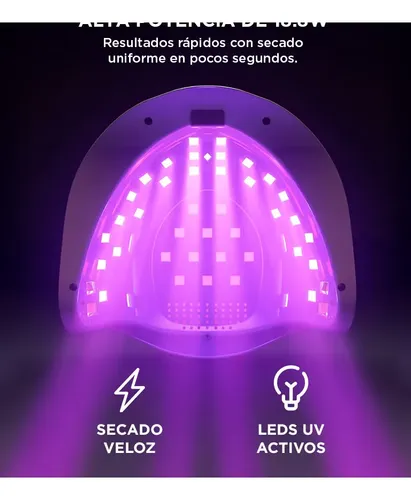Cabina Uñas Gadnic Bq5 Pro Uv Led Portátil Profesional