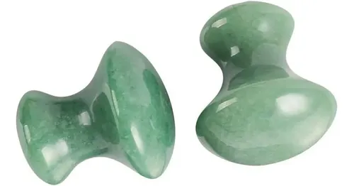 2 Herramientas De Masaje Facial Gua Sha, Juego De Piedras Ve