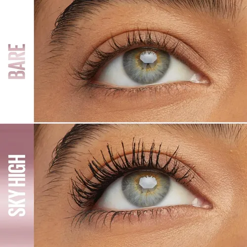 Máscara Maybelline Sky High Con Purpurina, Efecto Diamante,