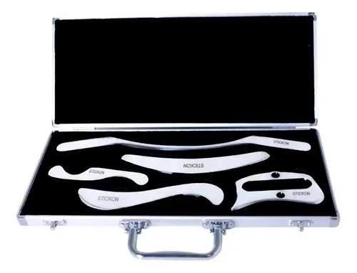Set De Herramientas De Masaje Stickon Gua Sha De Acero Inoxi