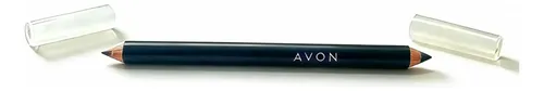 Lápiz Delineador De Ojos Avon 2 En 1 Punta Beige Y Gris.