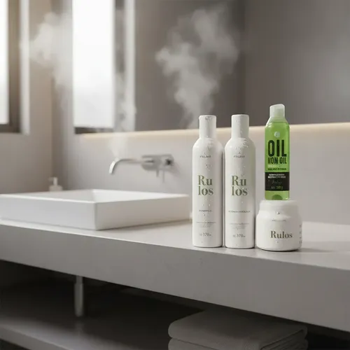 Kit Rulos Frilayp Shampoo+acondicionad+mascara+ Oil Non Oil