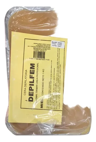 Cera Depilatoria Depilfem Miel 1 Kg