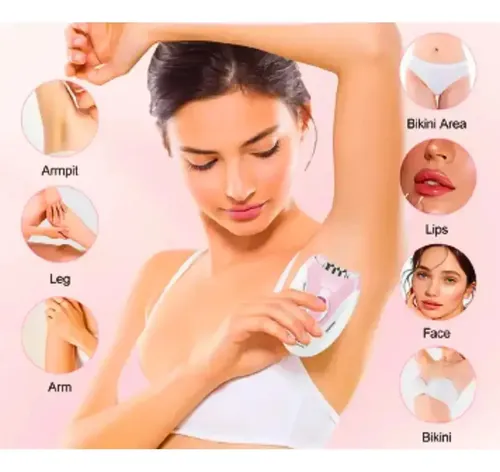 Depiladora Corporal Con Luz Daling Inalámbrica Recargable