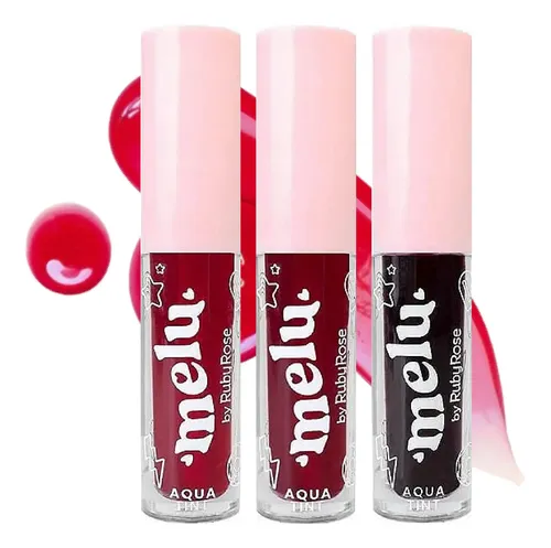 Set Tinta Gel Labial Aqua Tint De Labios Melu By Ruby Rose
