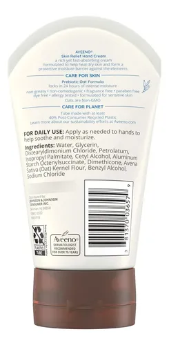 Crema Para Manos Aveeno Skin Relief Hidratante 100ml
