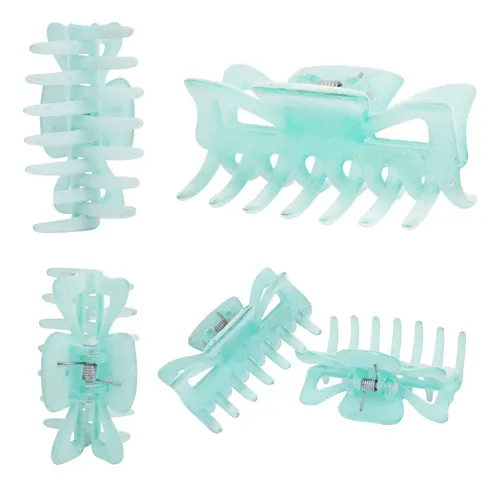 Broche Hebilla De Pelo Terciopelo Varios Colores Pack X12