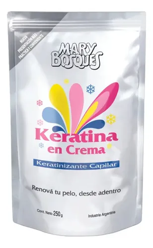 Doypack Baño De Crema Keratina En Crema X250g – Mary Bosques