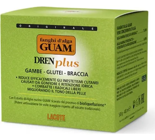 Envuelve Anticelulítico Guam Body Wrap Dren Plus 500g