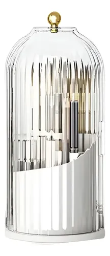 Organizador Giratorio De Brochas Maquillaje Y Skin Care