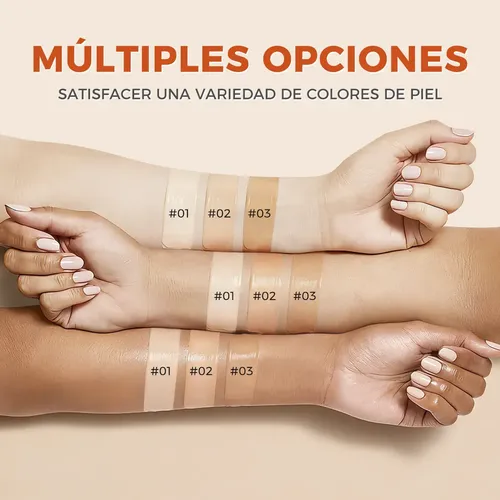 Base De Maquillaje Liquida Abcify Larga Duracion Waterproof