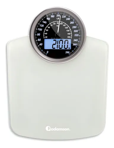 Báscula De Pesaje Adamson Hybrid 2 En 1 Analógica Y Digital