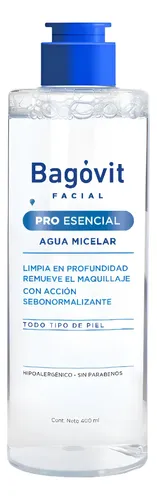 Bagovit Pro Esencial Agua Micelar Desmaquillante 400ml