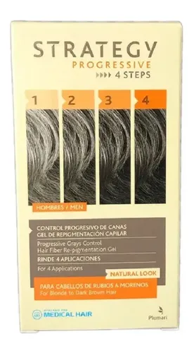 Tintura Semipermanente Strategy 4 Steps Gel Cubre Canas 1.2L
