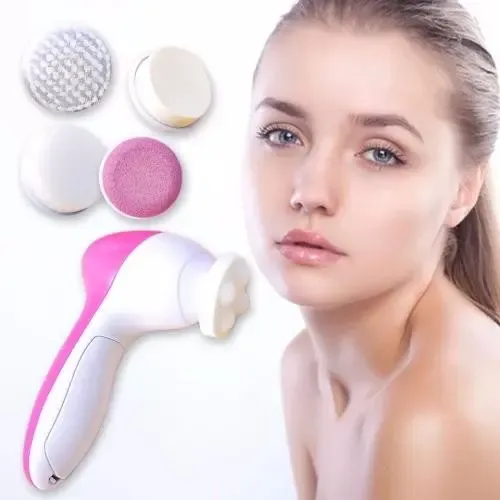 Masajeador Facial Beauty 5 en 1 Inalámbrico Exfoliante y Limpiador