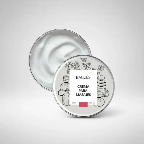 Crema Para Masajes Bienestar Bagues