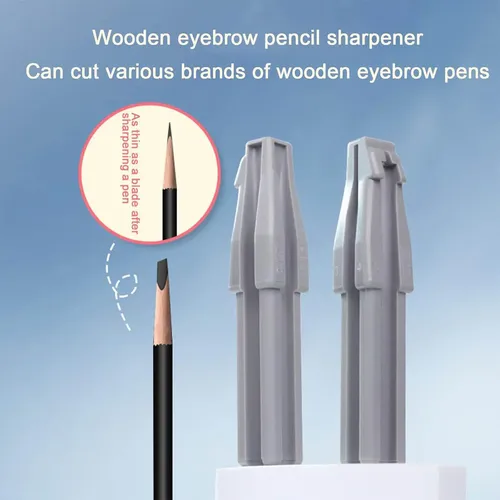 Sacapuntas De Plástico For Principiantes En Lápiz De Cejas.