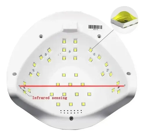 Cabina Uv Para Uñas 54w 36 Leds