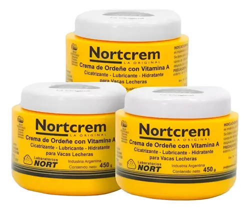 Crema De Ordeñe Nortcrem Original 450g Pack X 3 Unidades