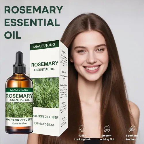 Aceite Orgánico De Romero Para Fortalecer El Cuero Cabelludo