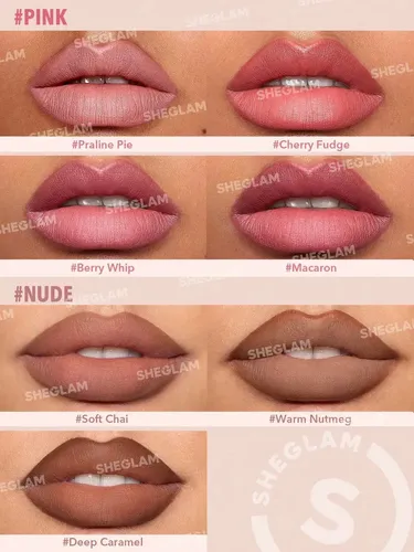 Sheglam – Glam 101 Lipstick & Liner Duo – Color Deep Caramel