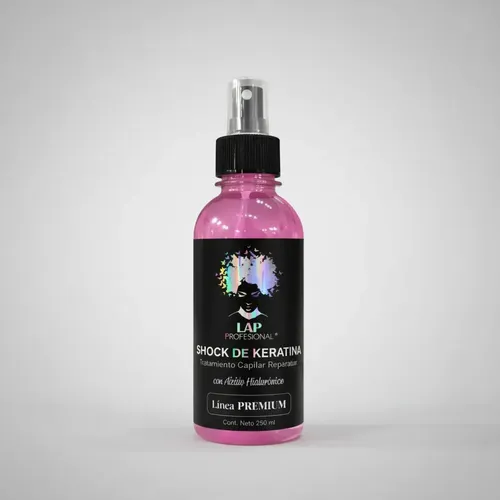 Shock De Keratina Lap Profesional 250ml Hidratación y Nutrición Capilar Antifrizz