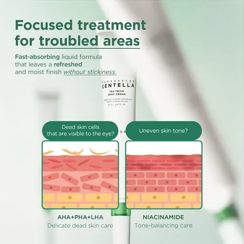 Tea-trica Spot Cream, Spot Treatment With Centella Asiatica
