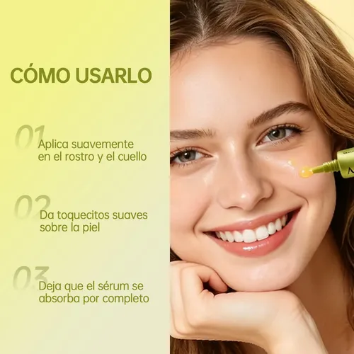 Sérum Potenciador De Brillo Antienvejecimiento Con Vitamina