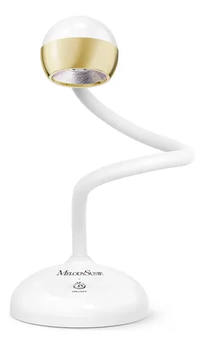 Lámpara De Uñas Recargable Inalámbrica 2 Modos Led Uv Dorada