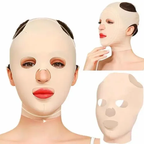 Vendaje Adelgazante Facial Transpirable Máscara Reductora