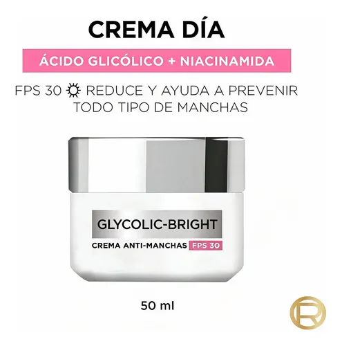 Crema Día Glycolic Bright Day Cream Spf30