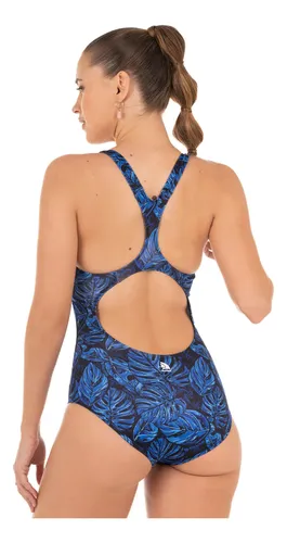 Malla Natacion Enteriza Antiparra Gorro Tapones Quickly 1180