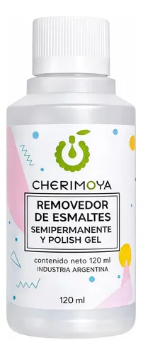 Removedor De Esmalte Semipermanente Cherimoya 100ml Uñas