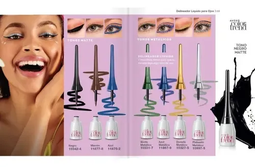 Delineador Liquido Color Trend – Avon Color Marrón mate