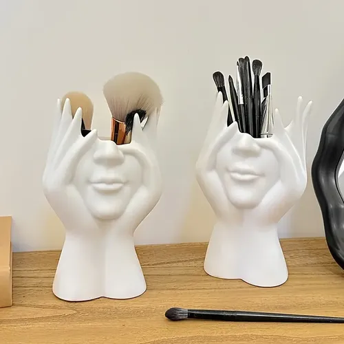Soporte Creativo Multifuncional Para Bolígrafos Y Brochas .