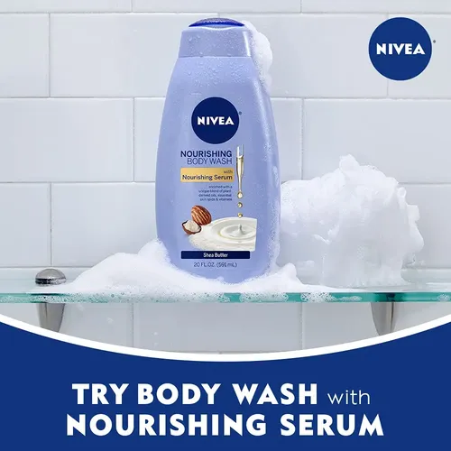 Gel De Baño Nivea Manteca De Karité Nutritiva De 600 Ml Con