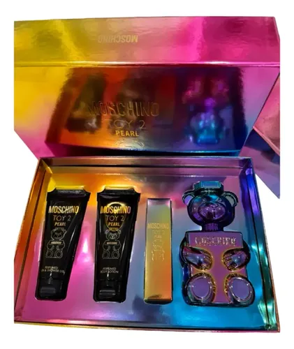 Set Perfume Moschino Toy 2 Pearl Eau de Parfum 100 ml con Gel de Ducha y Loción Corporal