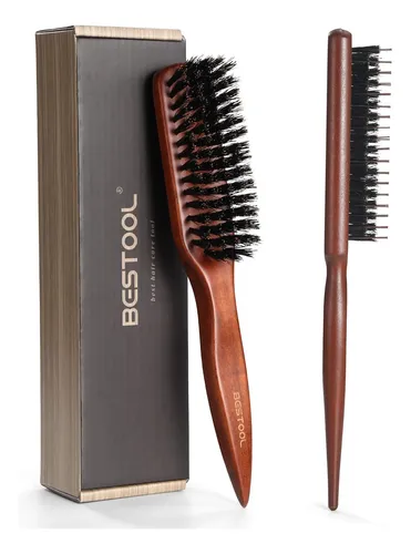 Cepillo De Pelo Bestool Pure Boar Bristle Slick Back