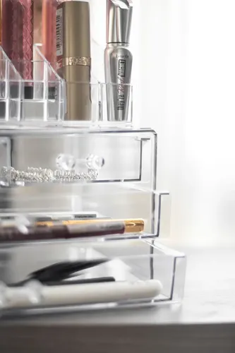 Organizador Maquillaje Cosmeticos Belleza 4 Cajones Plastico
