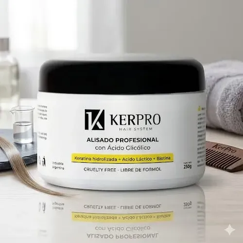 Combo Alisado Sin Formol Kerpro Keratina + Finish P/térmico