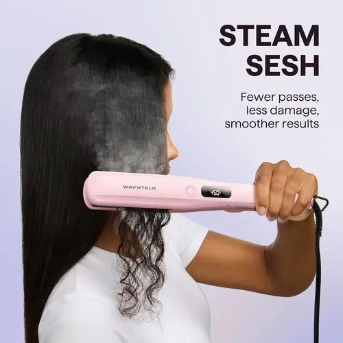 Wavytalk Plancha De Pelo A Vapor Reduce El Daño